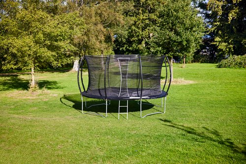 Trampolino FALK Ø426 cm con rete di sicurezza nero