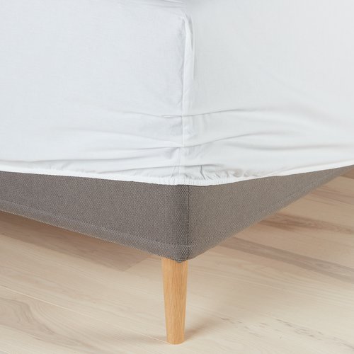 Fitted sheet KNG white KRONBORG