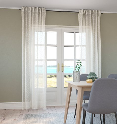 Cortinado SULA 1x140x300 branco