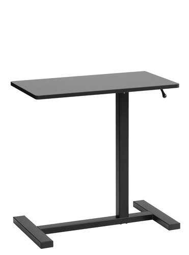 Bureau ajustable avec vérin à gaz BOESTOFTE 70x40 noir