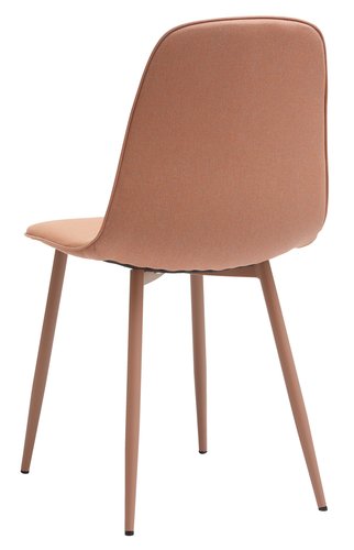 Dining chair BISTRUP dusty peach