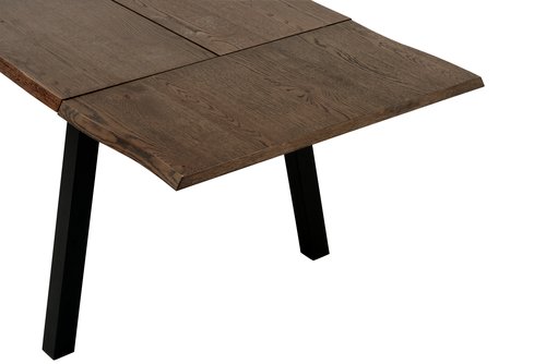 Oak table deals extension leaf