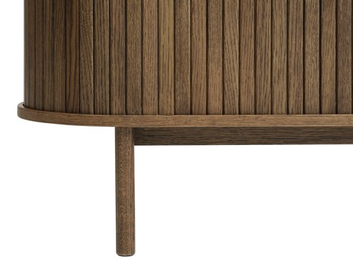 Komoda LYNGVIG D120cm rolo vrata tamni hrast