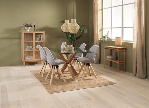 Consolle FELSTED 30x88 bambù