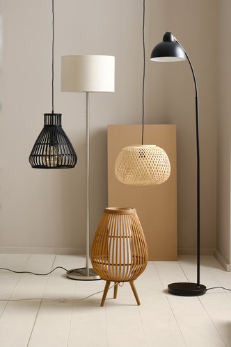 Lampadaire DANI H54cm naturel