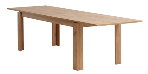 Table LINTRUP 90x190/280 chêne