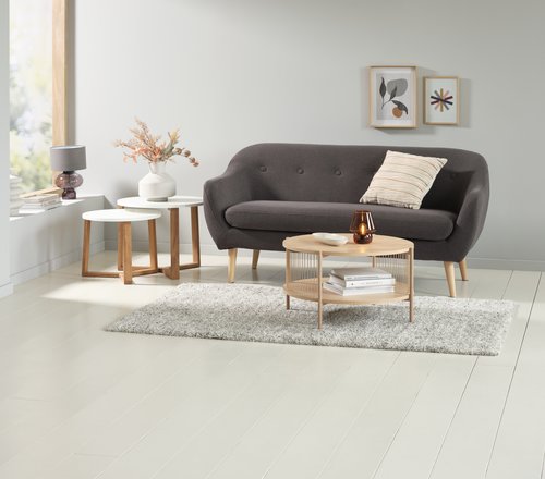 Couchtisch EGELEV Ø70 eiche JYSK