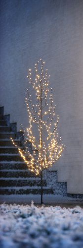 LED svietiaci strom SKAPOLIT V200 cm so 400 LED a časovačom