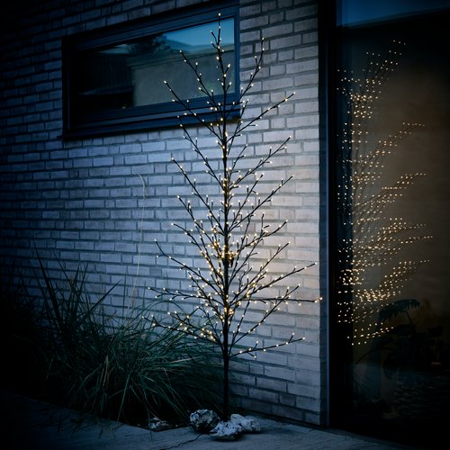 LED svietiaci strom SKAPOLIT V200 cm so 400 LED a časovačom