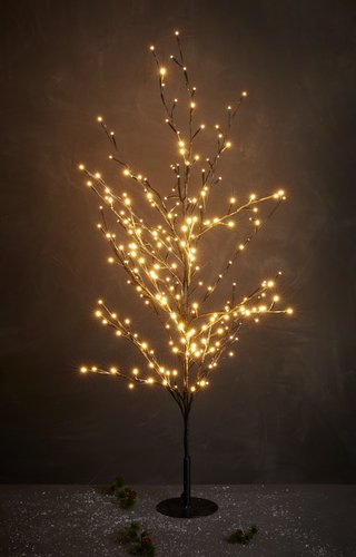 LED light tree VALE H120cm w/240 with timer
