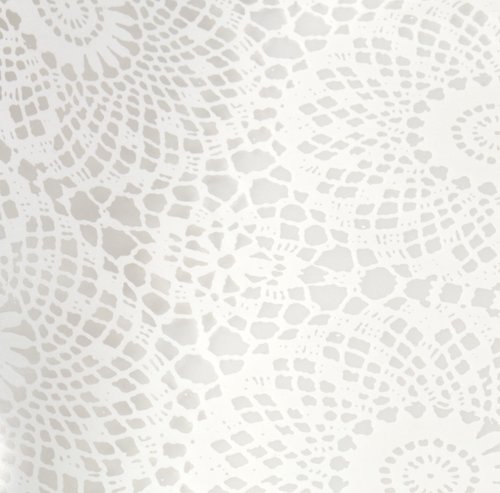 Toile cirée KROSSVED 140 transparent/blanc