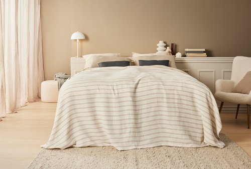 Rugkussen LILJE 50x70 beige