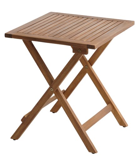 Odkládací stolek UBJERG Š46xD46xV46 tvrdé dřevo