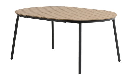 Asztal TAGEHOLM SZ120xH120/170 natúr