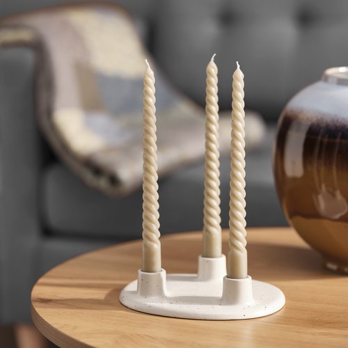 Candle holder LAURITS W14xL18xH4cm JYSK