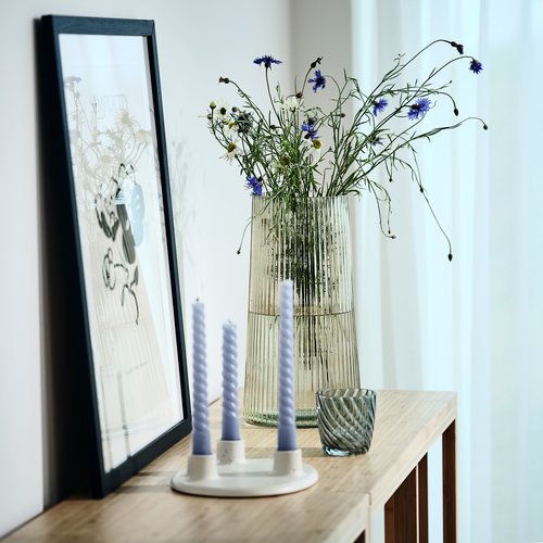 Vase ROY D16xH30cm khaki JYSK