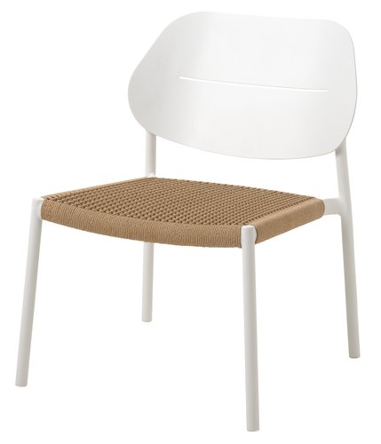 LoungeSessel NAKKENSHUSE weiß JYSK