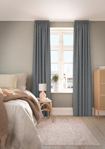 Curtain HERDLA 1x140x300 insulating antracit | JYSK