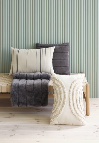 Cushion FJELLPRYD 40x60 beige/grey