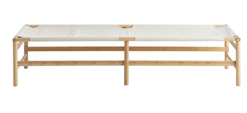 Dnevna sofa FRYDENDAL 196X72 bež/bambus