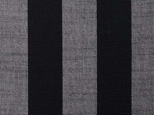 Armchair SIMESTED striped black/beige fabric