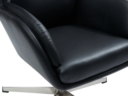 Jarin faux deals leather armchair