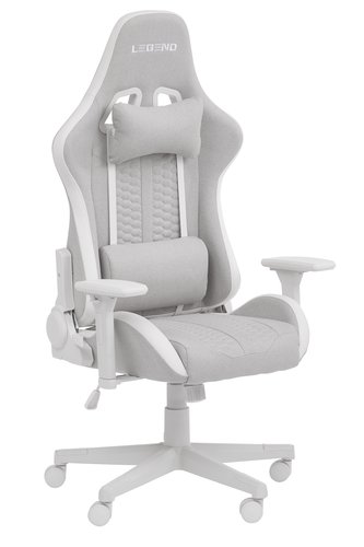 Gaming chair​ NIBE white/beige fabric