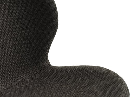 Blagovaonska stolica GEVNINGE tamnosmeđa tkanina/crna