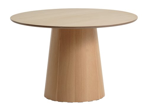 Table KLIPLEV Ø120 chêne