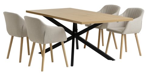 Dining table deals and chairs jysk