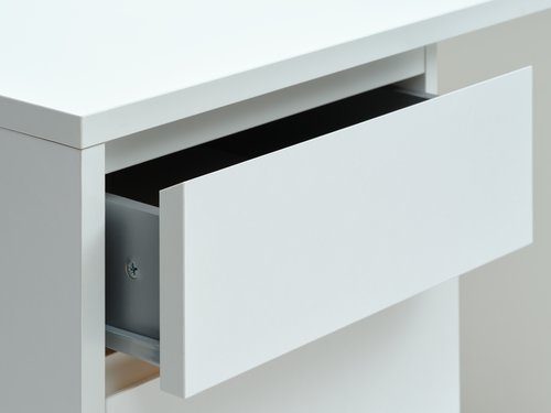 Työpöytä LIMFJORDEN 60x120 4 laatikkoa valkoinen