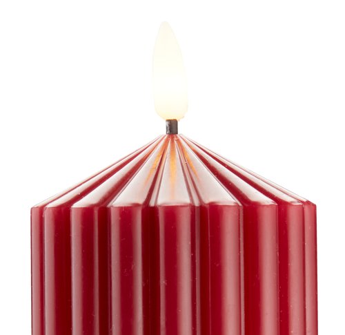 LED-kynttilä GRIMNE Ø7xK20cm punainen
