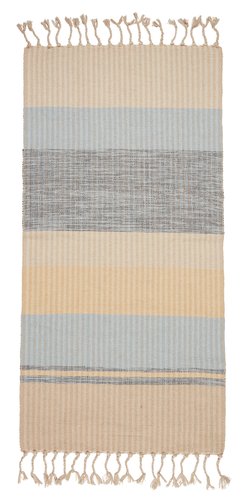 Teppich BJERK 70x140 beige/blau