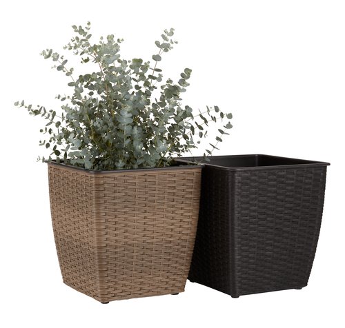 Planter basket ISLOM 31x31x32 assorted