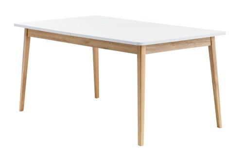 Dining table GAMMELGAB 160/200 oak/white