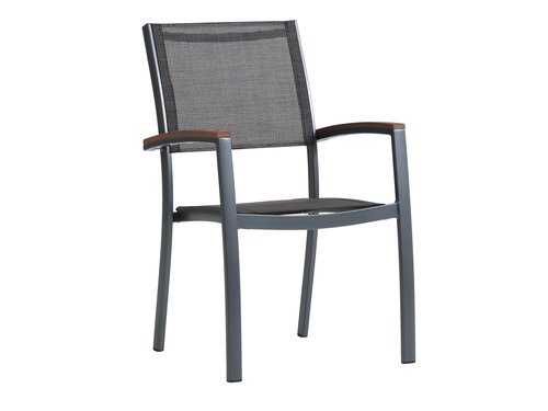 Stacking chair MADERNE grey