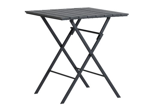 Balkonový stolek SANDVIKA 65x65 černá