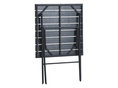Balkonový stolek SANDVIKA 65x65 černá