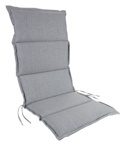 Hagepute regulerbar stol BREDFJED lys grå