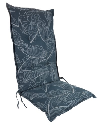 Cojín de jardín para silla reclinable SORTEMOSE azul