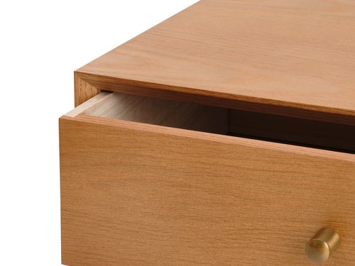 Sängbord HOKKSUND 1 låda brun