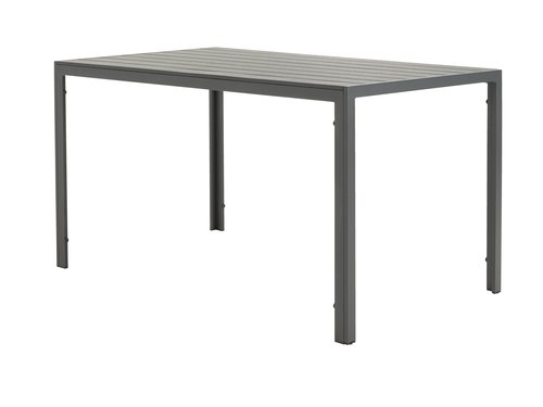 Baštenski stol JERSORE Š80xD140 crna