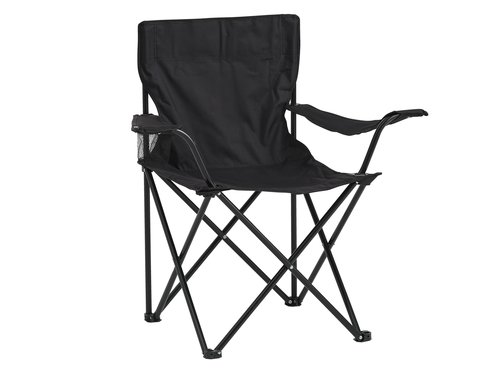 Camping chair HALDBAKKEN black