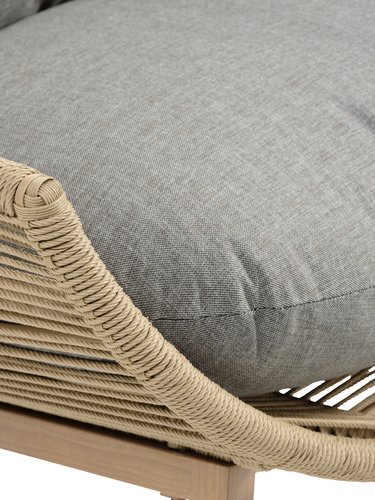 LoungeSessel HALVREBENE natur JYSK