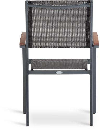 Stapelbar stol MADERNE grå