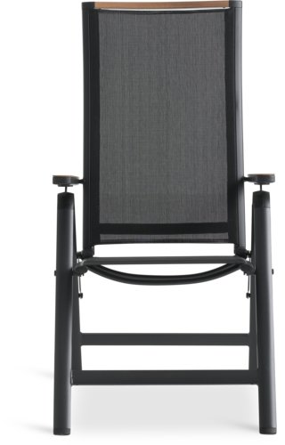 Állítható kerti szék BREDSTEN fekete