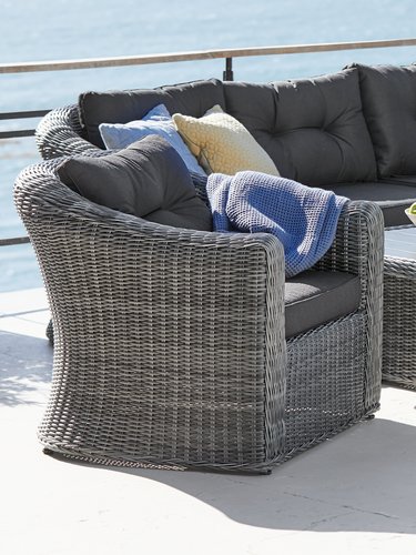 Lounge chair TAMBOHUSE grey