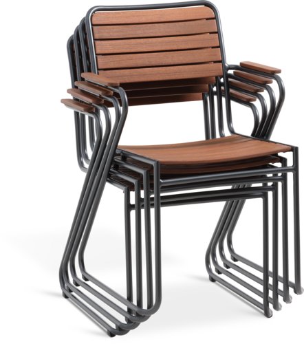 Stohovací židle VAXHOLM tvrdé dřevo