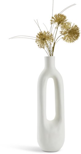 Váza INGEMAR SZ10xH8xMA34cm fehér