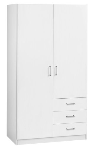 Wardrobe HAGENDRUP 96x176 combi white